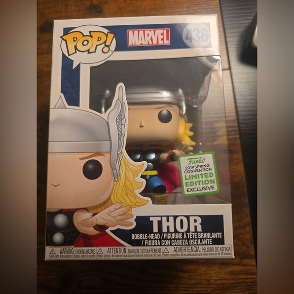 Funko Pop! Marvel Thor #438 2019 Spring Convention Limited Edition Exclusive NEW - Picture 1 of 5